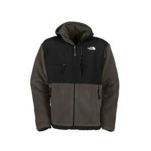  The North Face Recycled Denali Hoodie Taupe/Black S Mens Jacket 