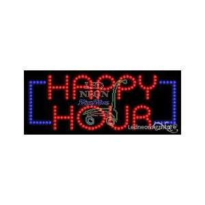  Happy Hour LED Sign