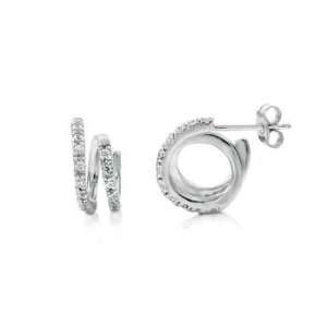  Earrings, Expertly Crafted with High Quality Round Cut Colorless 