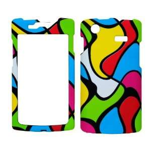 Colorful Swirl Rubberized Snap on Hard Protective Cover Case for for 