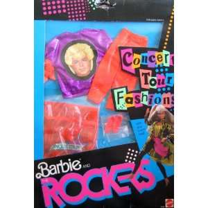  Barbie & The Rockers CONCERT TOUR FASHIONS Purple & Orange 