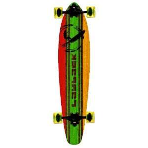  Layback Roots Rasta Longboard Skateboard Complete Sports 