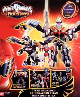 Power Rangers Mystic Force DX TITAN Megazord Toy 100% Complete BanDai 