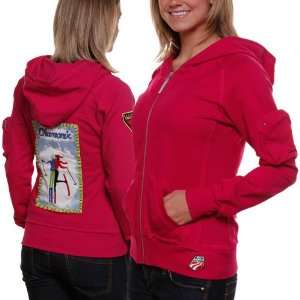 Olympics Neve U.S. Ski Team Ladies Tori Vintage Full Zip Hoodie Jacket 