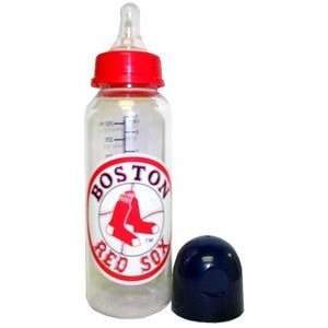 BOSTON RED SOX 8 oz. Team Logo BABY BOTTLE with Measuring Guide 