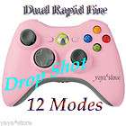 Limited PINK Xbox360 Rapid Fire Controller 12 Mode Drop Shot COD567 