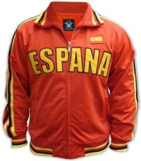   Soccer Track Jackets    Spain Espana Soccer Jacket Clothing
