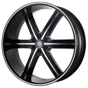 26 inch U2 55 Black wheels rims 6x5.5 6x139.7 6 LUG  