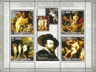 St. Thomas & Prince 2006 Stamp Art, Peter Paul Rubens  