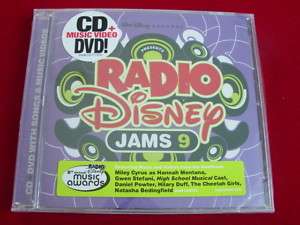 RADIO DISNEY   JAMS 9   2007 CD + DVD NEW  