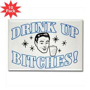 Artsmith Inc Rectangle Magnet (10 Pack) Beer Drink Up Btches at  