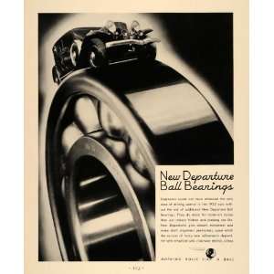  1932 Ad New Departure Manufacturing Co Bristol Ball Bearings 