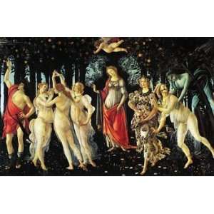   Sandro Botticelli Canvas Art Repro Spring, Primavera: Home & Kitchen