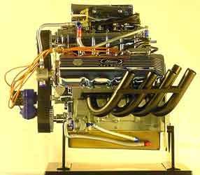 Supercharged 427 Ford SOHC Die Cast 1:6th Scale Engine  
