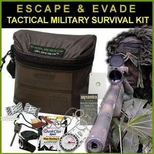 Escape & Evade Tactical Military Survival Kit:  Sports 