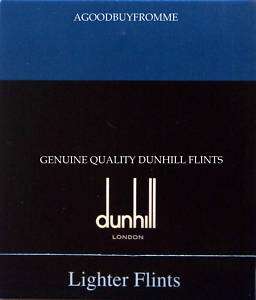 PACKET OF 9 DUNHILL ® LIGHTER FLINTS GEMLINE (BLUE) NEW  