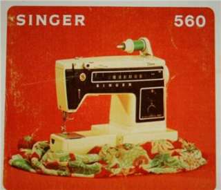 Singer Model 560 Sewing Machine Manual On CD