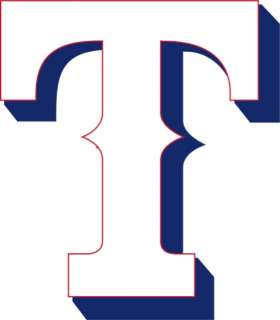 MLB Texas Rangers Iron On Transfer #7  