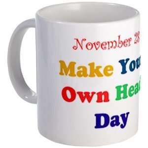  : Make Your Own Head Day Humor Mug by CafePress: Kitchen 
