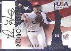 06/07 USA Baseball Signatures Black #15 Pedro Alvarez Autograph #093 