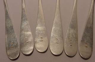 Large Antique Austrian Silver Spoons 12 1/2 Troy Ozs  