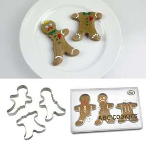 Gingerbread Men Cookie Cutter Set:  Kitchen & Dining