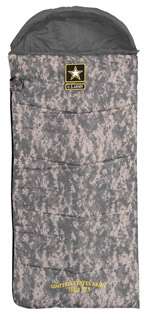   US Army   Cadet   Youth Sleeping Bag 45 degree ACU Camo  