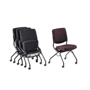 HON Company o   Nesting Chair, 4 Casters, 26x26x36, Black Frame 