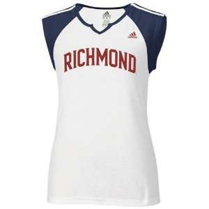  NCAA adidas Richmond Spiders Ladies White Superfont Raglan 