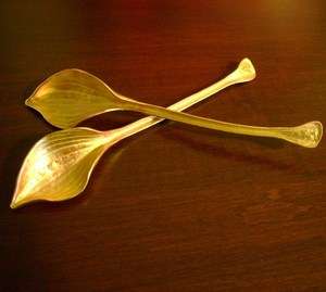 Michael Michaud Hosta Spoons   Set Of Two  