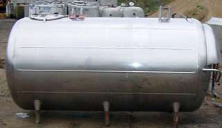 1000 Gallon Stainless Insulated Storage Tank  