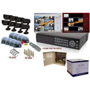  CCTVSTAR SSA 1612iPDI 16ch mpeg4 dvr cctv system package 