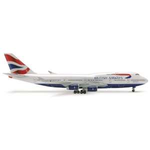  Herpa British Airways B747 400 Uk 1/500 Toys & Games