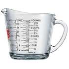 cup open handled red standard metric markings on measuring cup