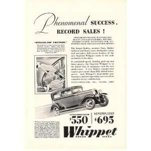  1929 Willys Superior Whippet Coach Fingertip Control Print 