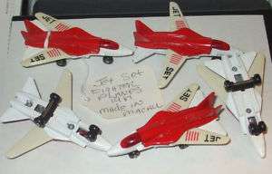 1981 MATCHBOX LESNEY SKYBUSTERS #27 RED SWING WING JET  