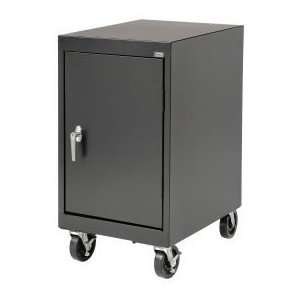  Mobile Storage Cabinet 18x24x36 Black 