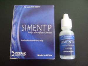 POLICARBOXYLATE CEMENT 12ml Liquid TOTAL DENTAL SUPPLY  