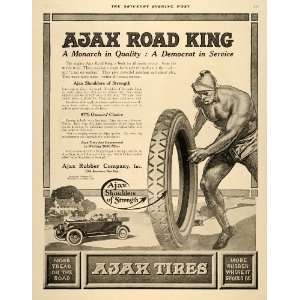   King Tires Pneumatic 1796 Broadway   Original Print Ad: Home & Kitchen