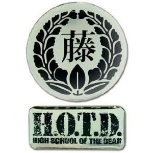  High School of the Dead Logos Pin Set Toys & Games