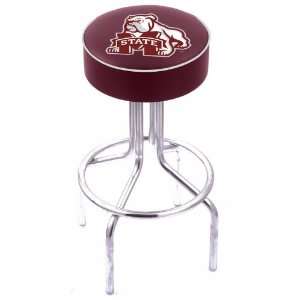Mississippi State University Steel Stool with 4 Logo Seat and L9C1 
