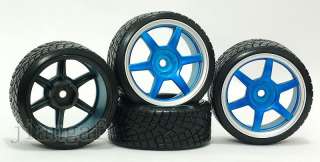 4x 1/10 RC Car 6F Wheel,Rim & Drift Tyre,Tires LFPYLTLS  