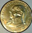 1974 john adams no date us mint commemorative bicentennial brass