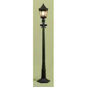  47 Black Lighted Lamp Post Christmas Decoration: Home 