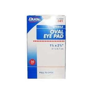  Dukal Corporation  Oval Eye Pads, 1 5/8x2 5/8, 50/BX 