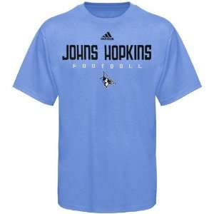  adidas Johns Hopkins Blue Jays Light Blue Sideline T shirt 