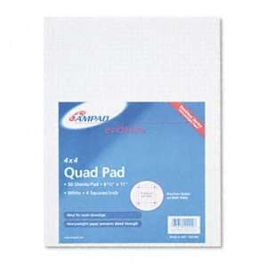  Ampad® Quadrille Pads PAD,QUADRILLE,4SQ,8.5X11 2112NNR88 