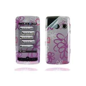 com LG LN510 Rumor Touch Smart Touch Skin   Lime Flower Cell Phones 