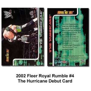   : Fleer Royal Rumble The Hurricane Wwe Debut Card: Sports & Outdoors