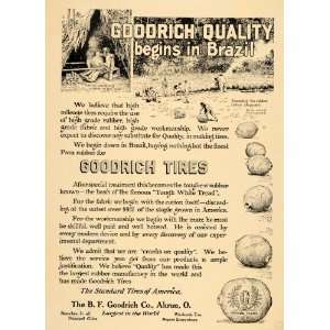  1911 Ad B. F. Goodrich Tires Rubber Akron OH Standard 